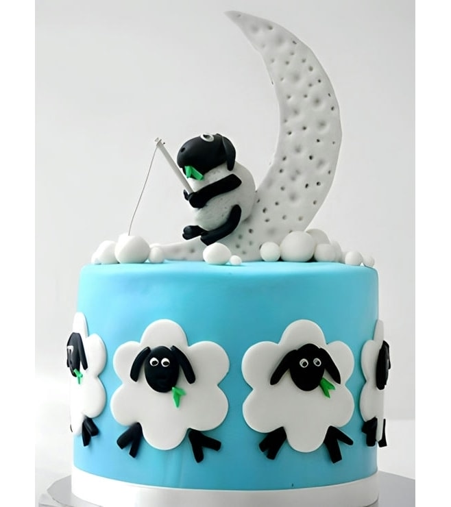 Crescent Sheep Eid Cake