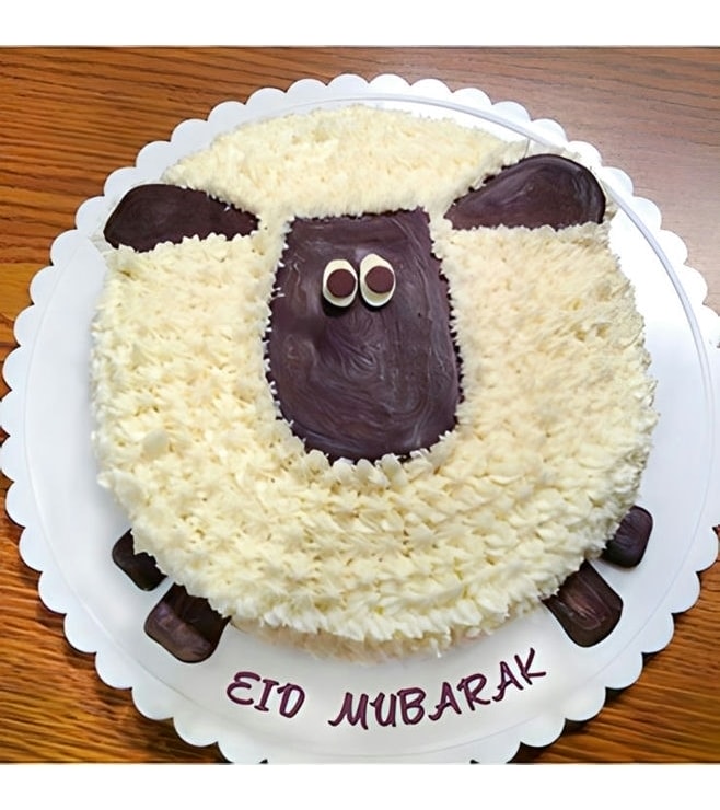 Fluffy Sheep Eid Cake