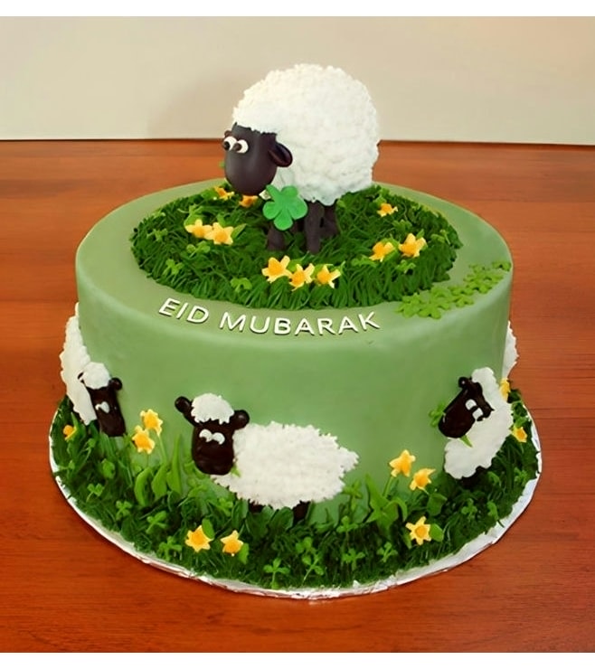 Prancing Sheep Eid Cake