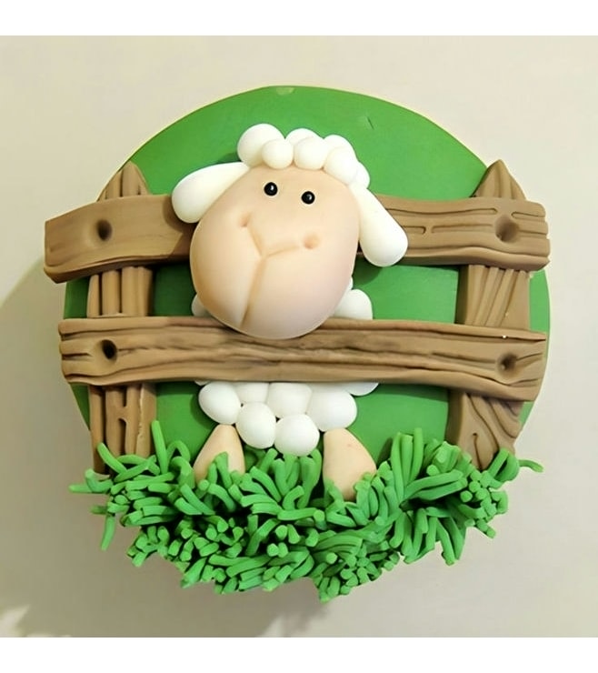 Sheep Farm Eid Cake