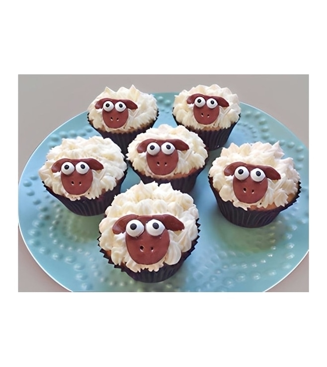 Sheep Parade Cupcakes
