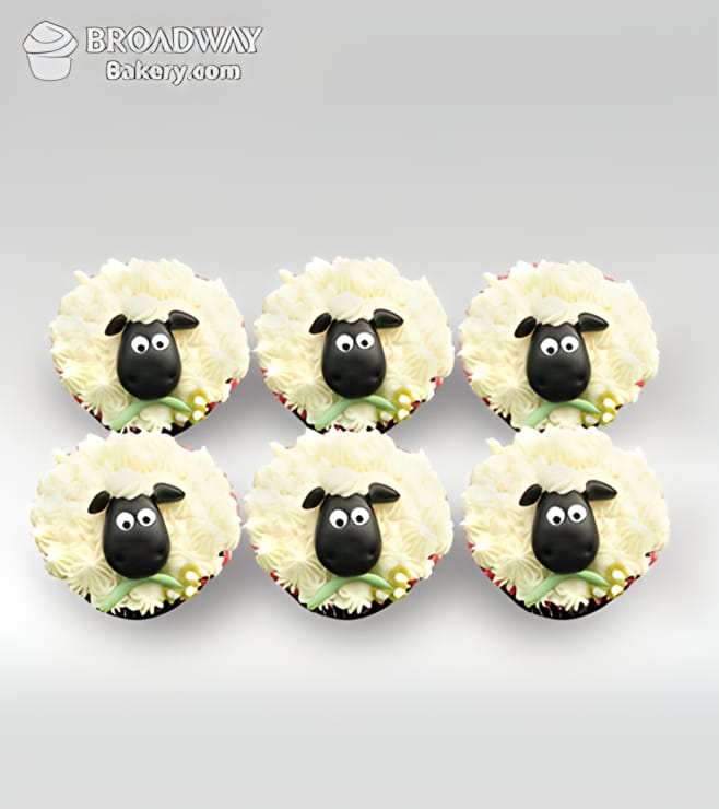 Sweet Sheep Cupcakes