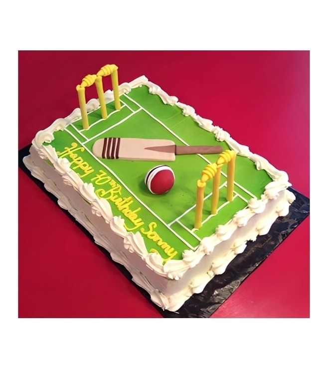 Cricket Pitch Cake, Sports