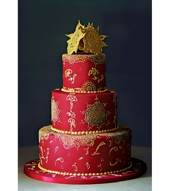 Majestic Diwali Tiered Cake