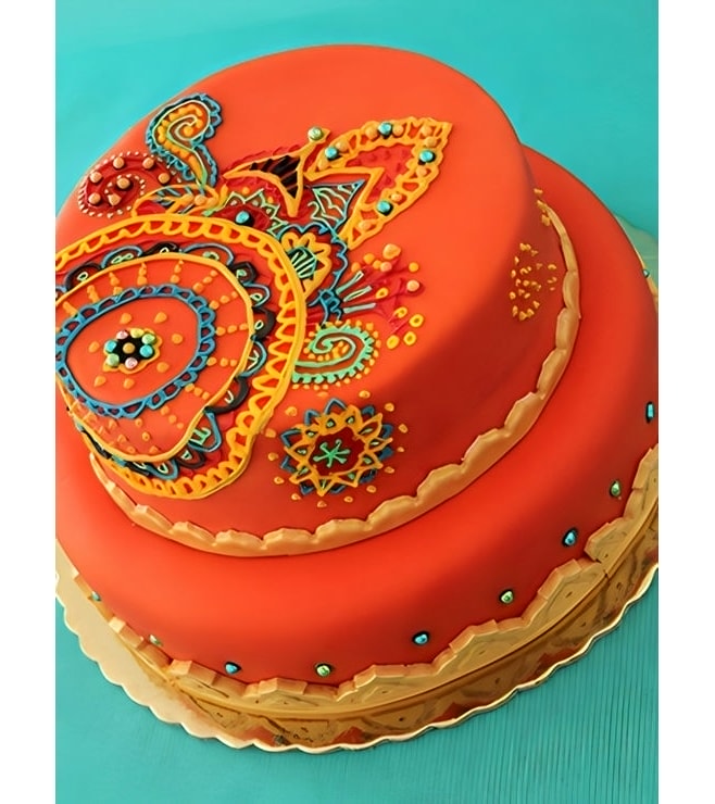 Diwali Decorations Tiered Cake