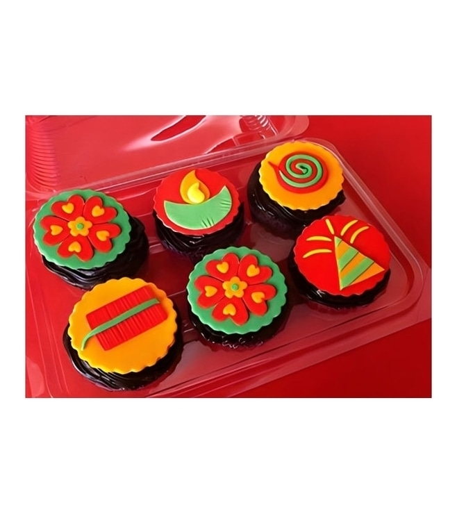 Diwali Pooja Cupcakes