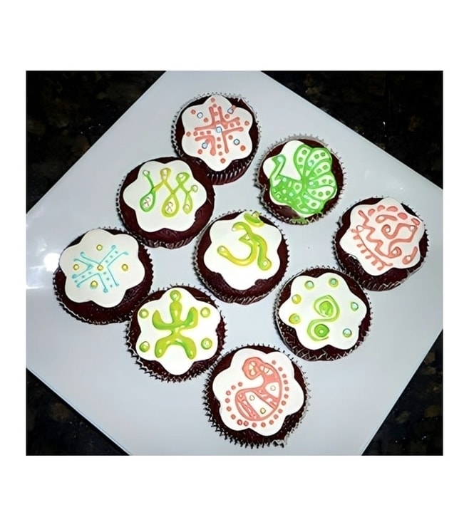 Zenful Diwali Cupcakes