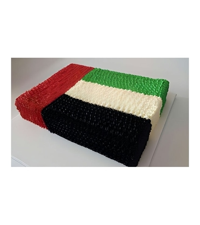 Majestic UAE Flag Cake