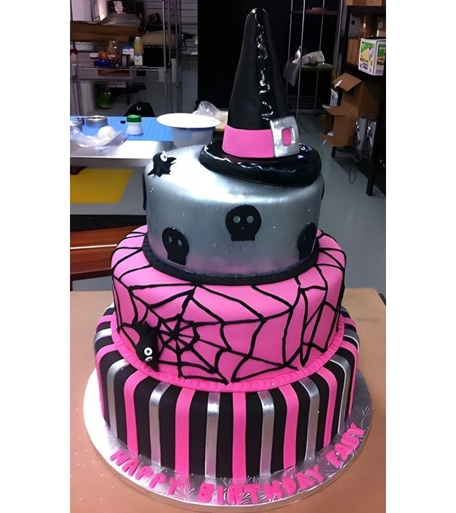 Pink Witch Princess Cake