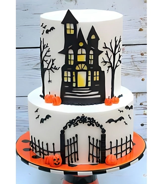 Creaky Haunted House Cake