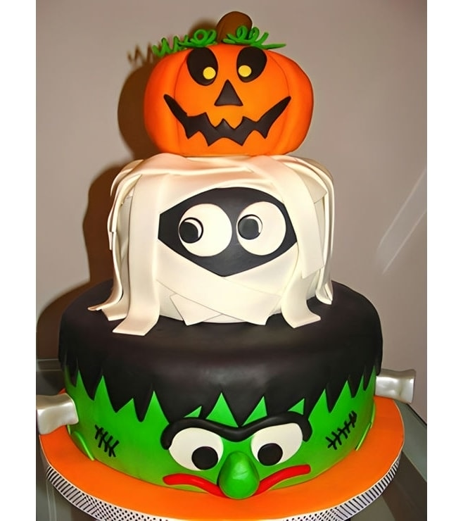 Monster's Ball Tiered Cake