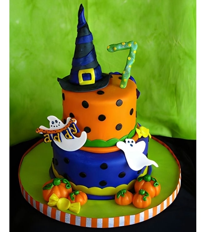 Witch in Training Halloween Cake