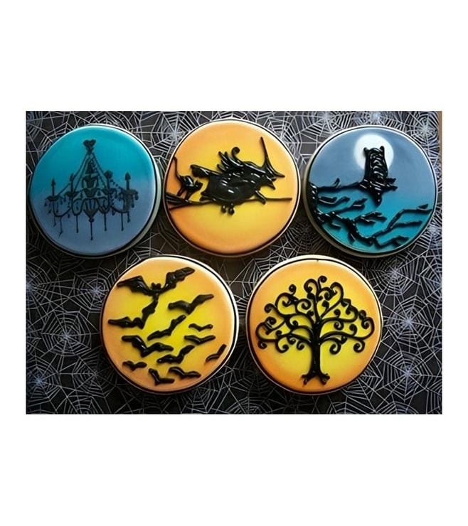 Intricately Artistic Halloween Cookies