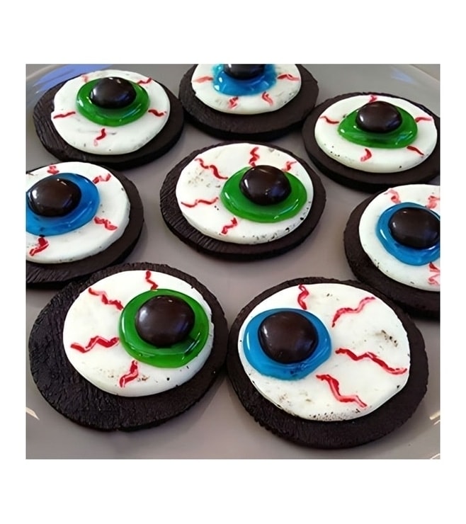 Eyeball Halloween cookies