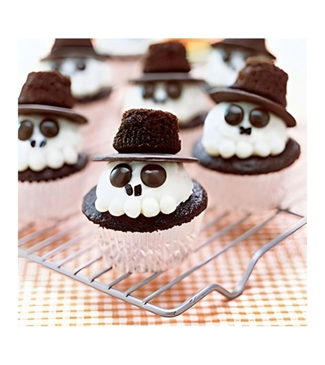 Assorted Skull Cupcakes