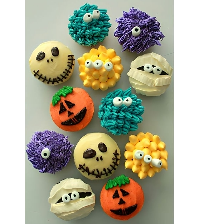 Monster Chow Cupcakes
