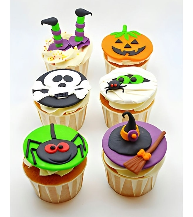 Cheery Halloween Cupcakes