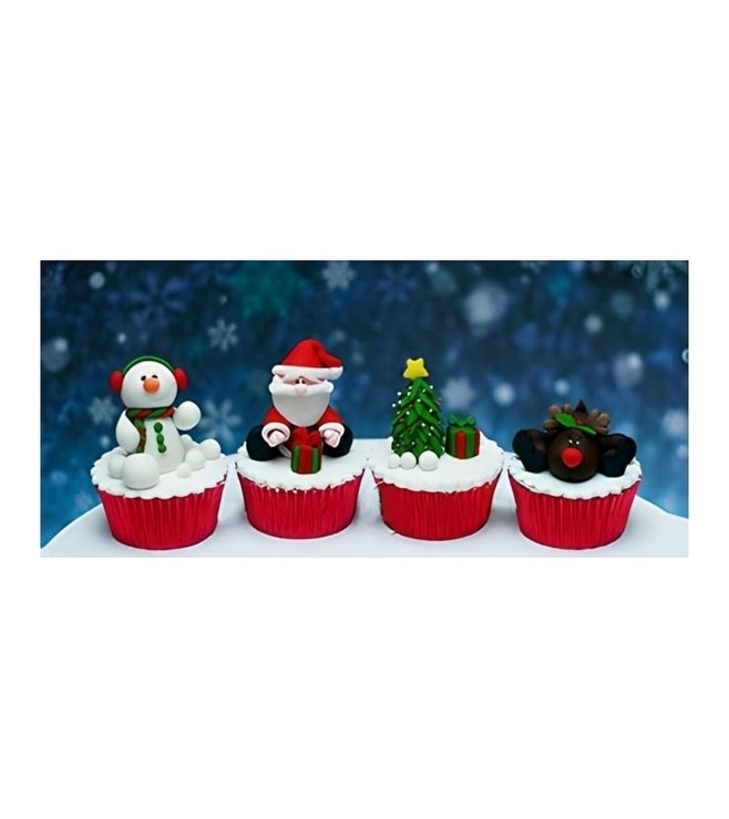 Glorious Christmas - Half Dozen Cupcakes