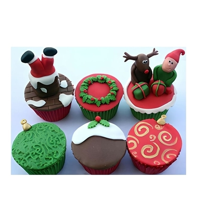 Gifts from Santa - Half Dozen Cupcakes