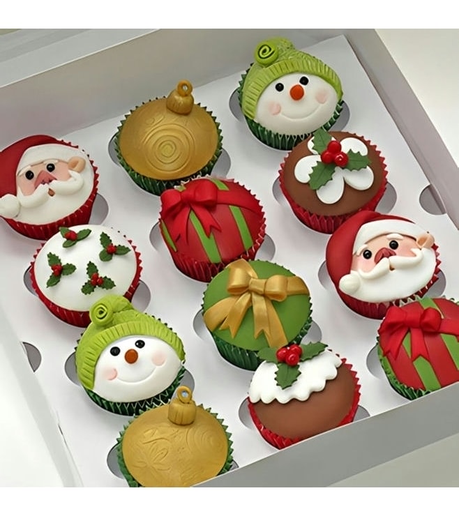 Christmas Gala - Half Dozen Cupcakes