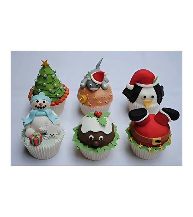 Christmas Dreams - Half Dozen Cupcakes