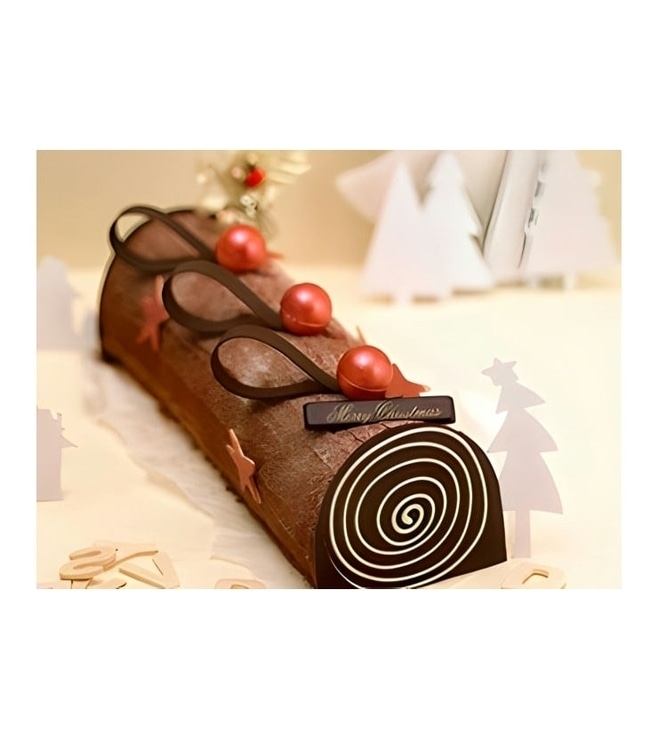 Spirals Yule Log