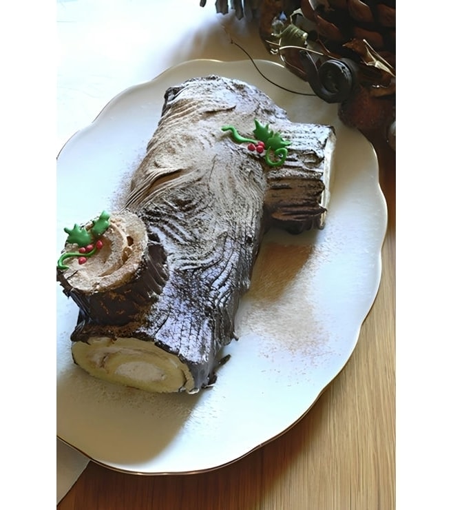 Family Feast Yule Log