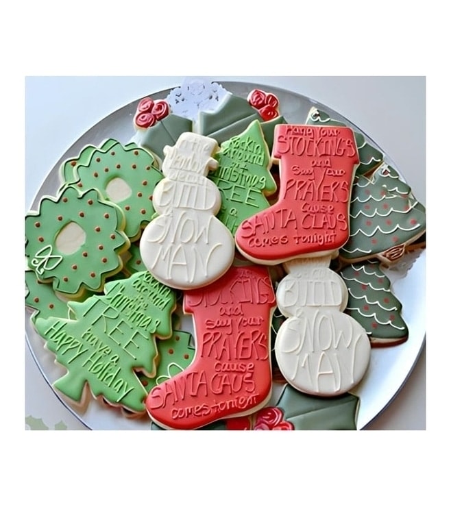 Christmas Greetings Cookies