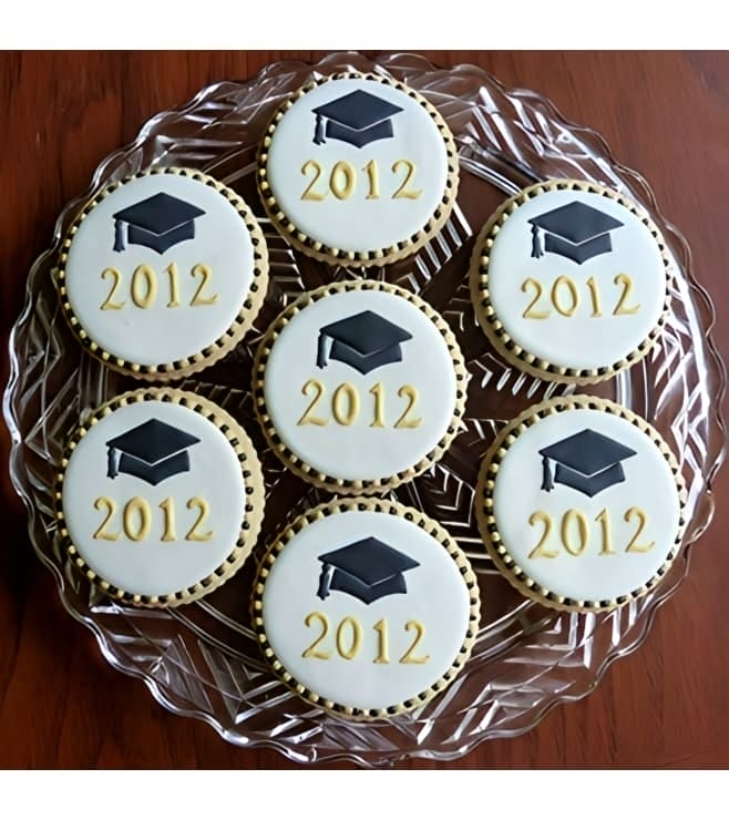 Hats Off Graduation Cookies