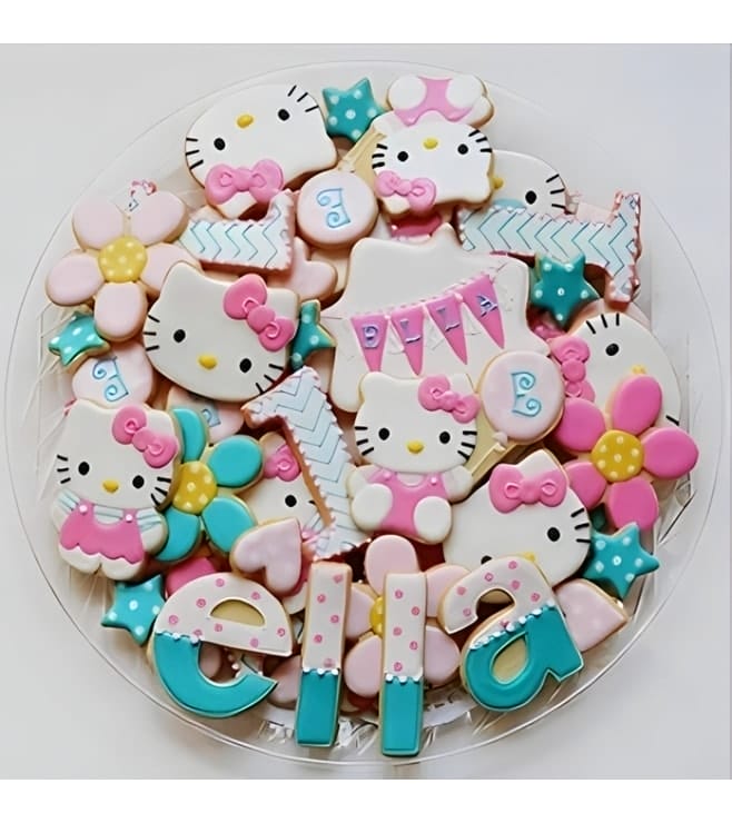 Hello Kitty Birthday Cookies