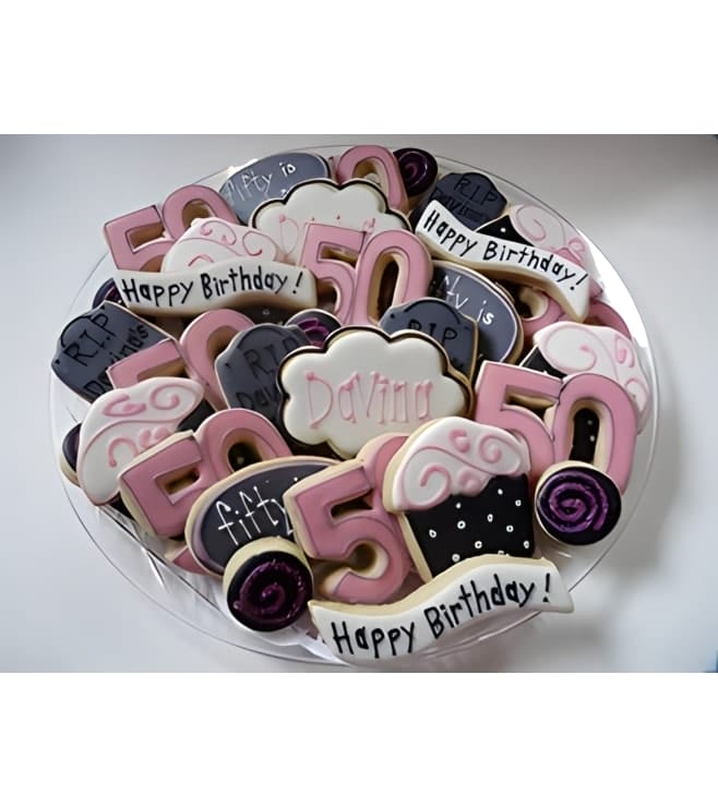 Glamorous Birthday Cookies