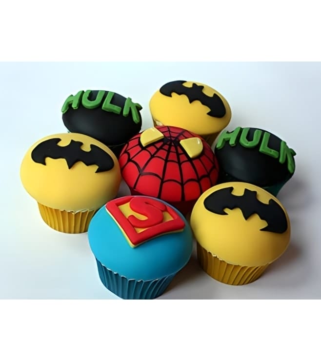 Superhero Dozen Cupcakes