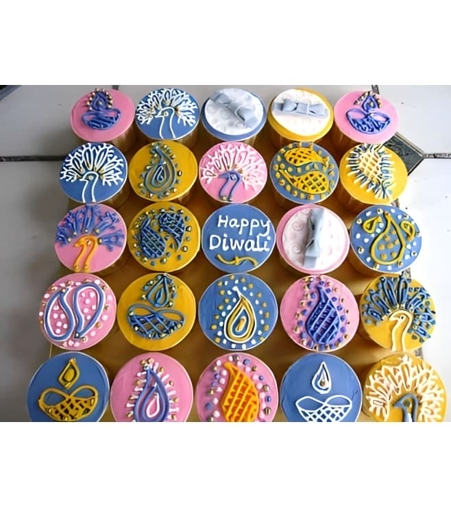 Gourmet Diwali Delight Cupcakes