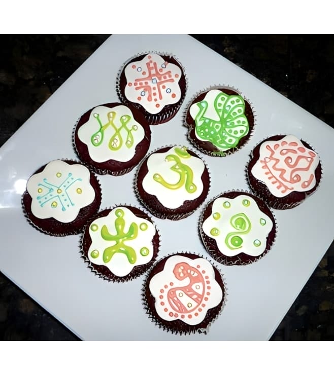 Zenful Diwali Cupcakes