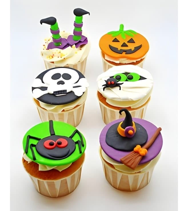 Cheery Halloween Cupcakes