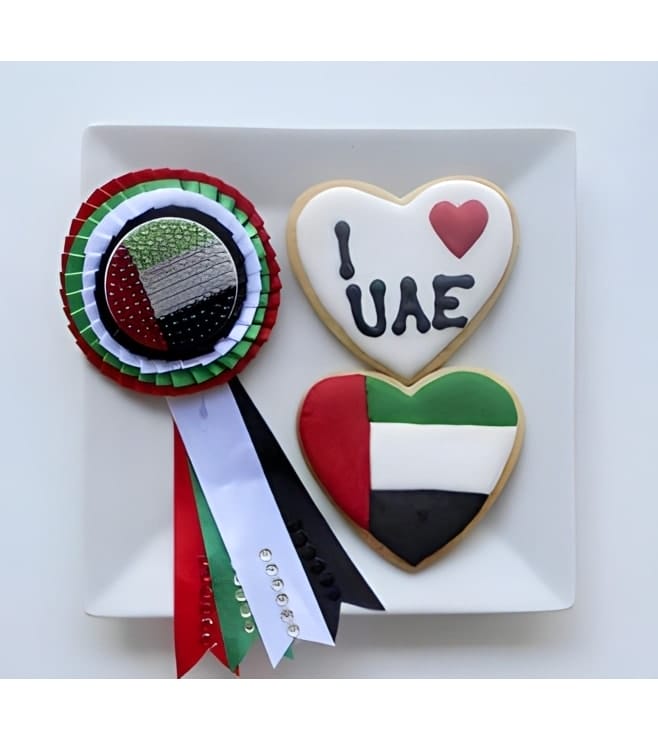 National Day Badge Cookies