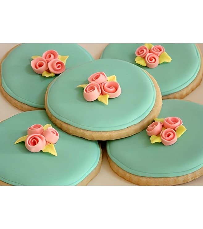 Elegantly Blue Cookies