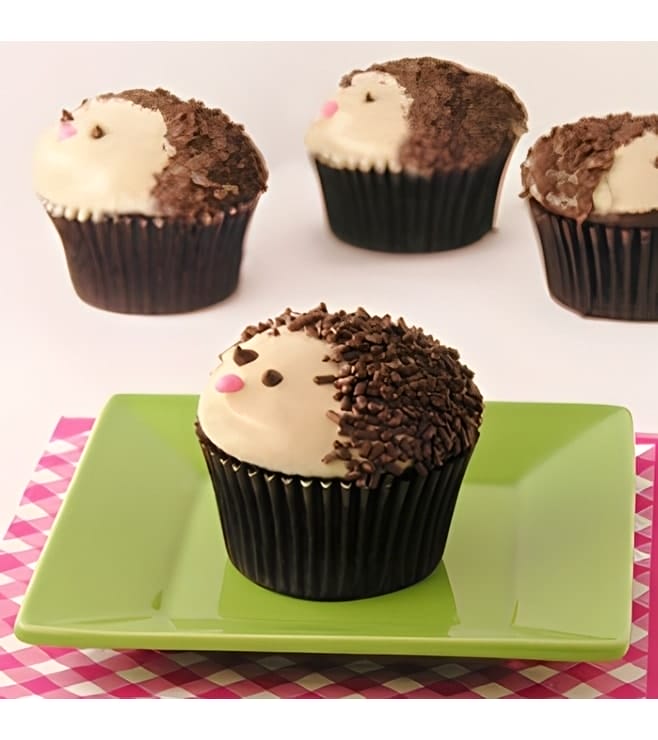 Cute Hedgehog Dozen Cupcakes