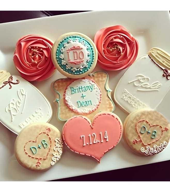 Classy Anniversary Cookies