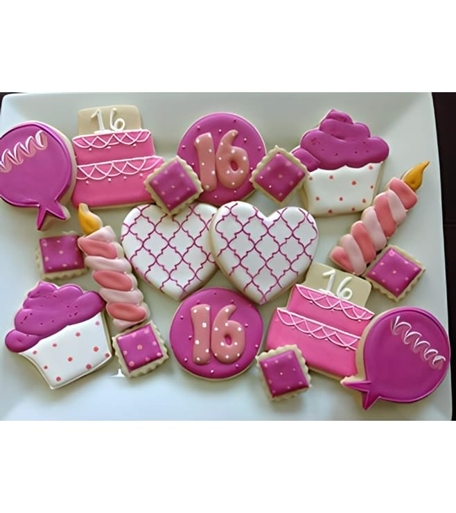 Princess Party Birthday Cookies