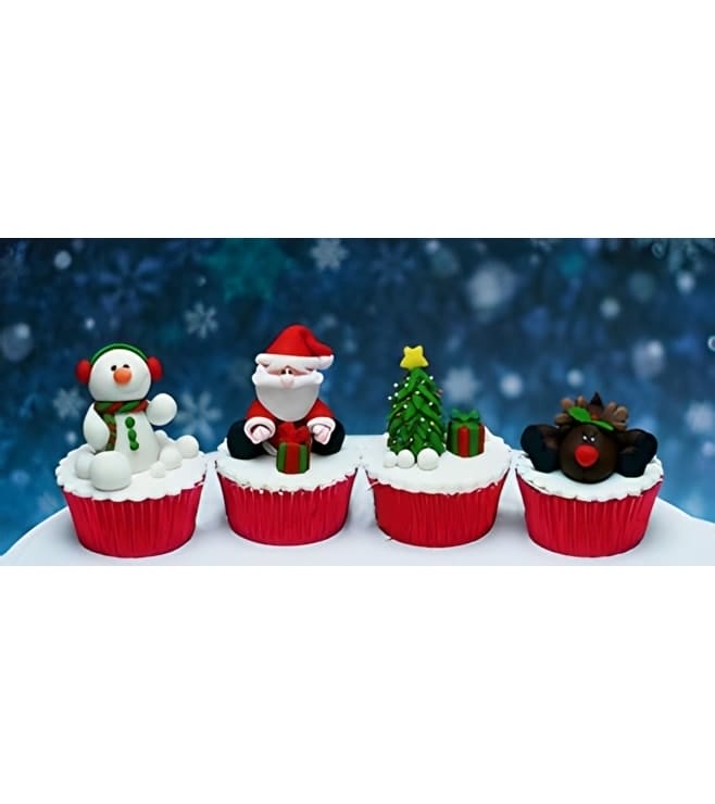 Glorious Christmas - Half Dozen Cupcakes