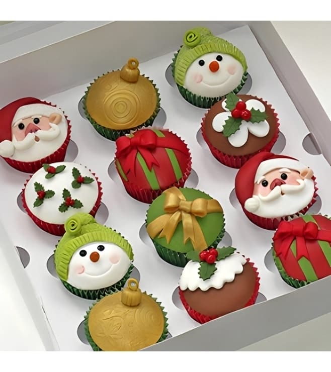 Christmas Gala - Half Dozen Cupcakes