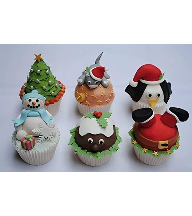 Christmas Dreams - Half Dozen Cupcakes