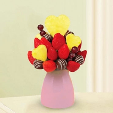 Sweetheart Decadence Fruit Bouquet, Fruit Bouquets