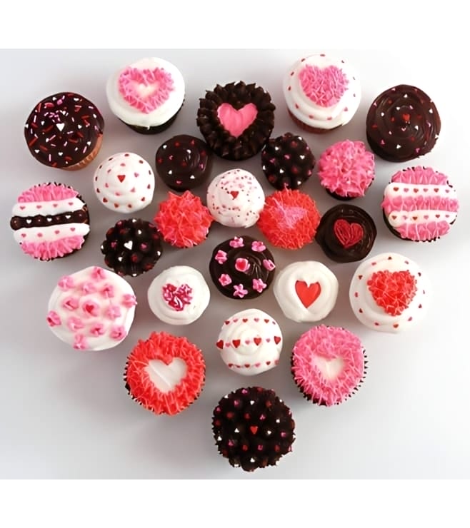 From The Heart - 6 Cupcakes