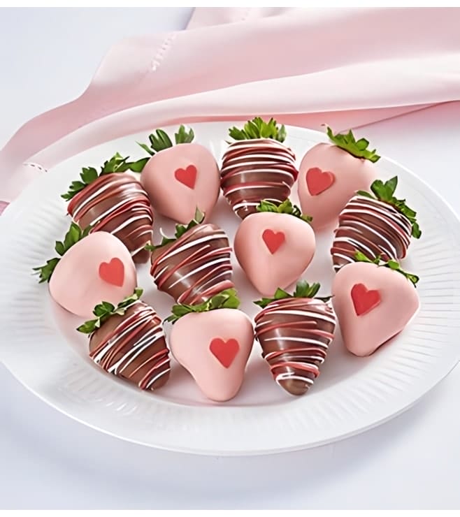 Valentine's Wishes Dipped Strawberries