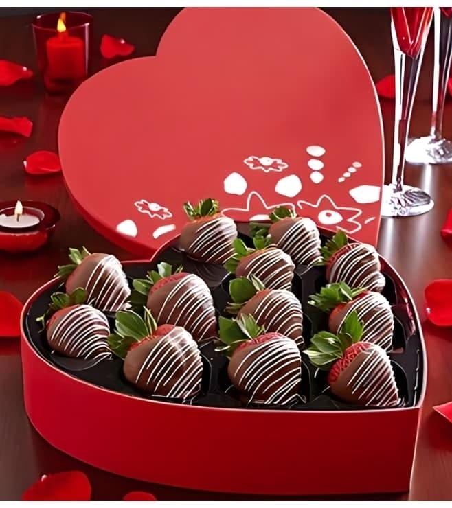 Truly Romantic Dipped Strawberries