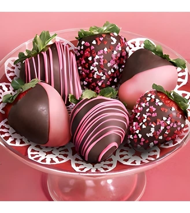 My Heartbeat 6 Dipped Strawberries