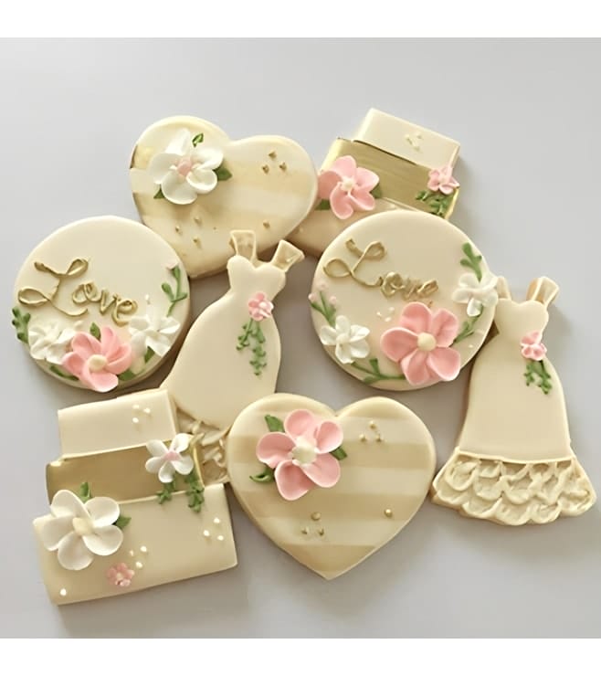 Perfect Wedding Dress Cookies