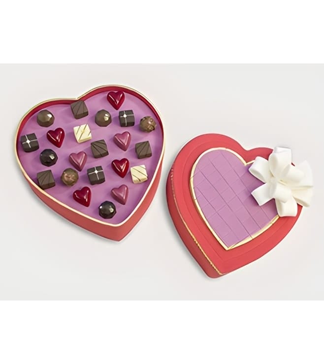 Chocolate Box Heart Cake With Annabelle Chocolates